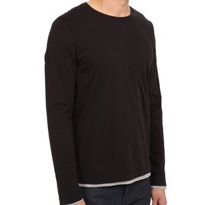 Vince Double Layer Long Sleeved Shirt